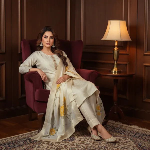 Beige_Satin_Salwar_Suit_For_Women