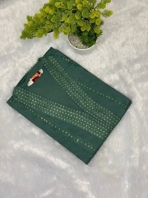 Dark_Green_Embroidered_Straight_Suit