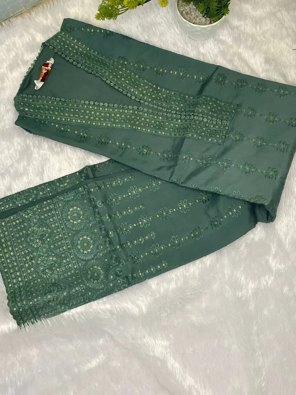 Dark_Green_Embroidered_Straight_Suit