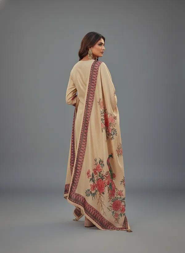 cream_Embroidered_Straight_Suit_with_printed_dupatta