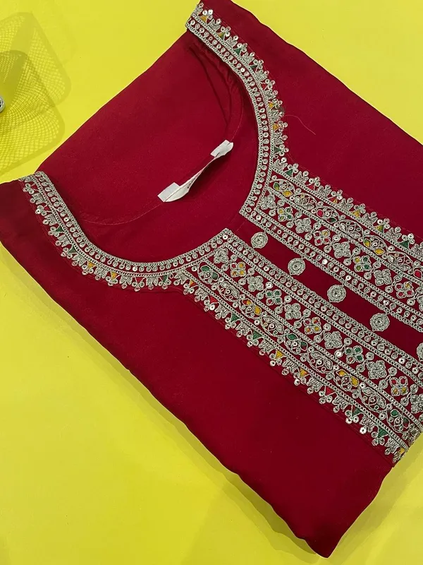 Red__Embroidered_Straight_Suit_with_printed_dupatta