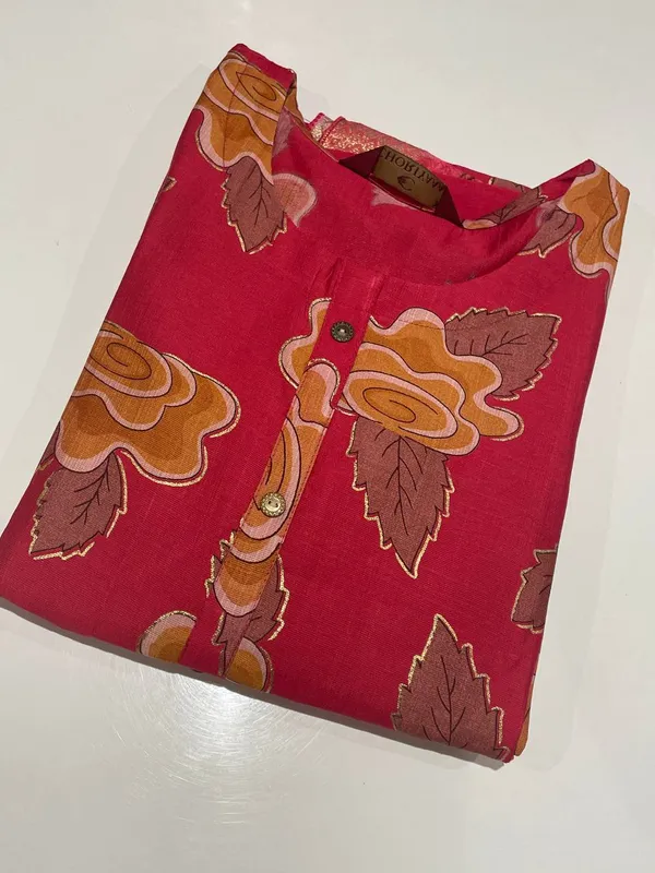 Red_Floral_Vatican_Silk__Kurta_Set
