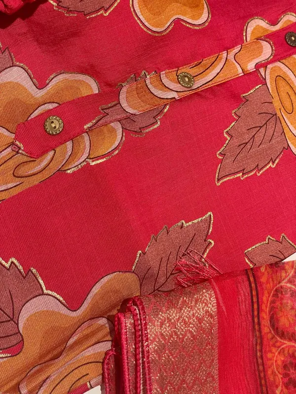Red_Floral_Vatican_Silk__Kurta_Set