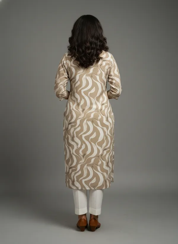 Cream_Cotton_Printed_single_Kurti_For_Women