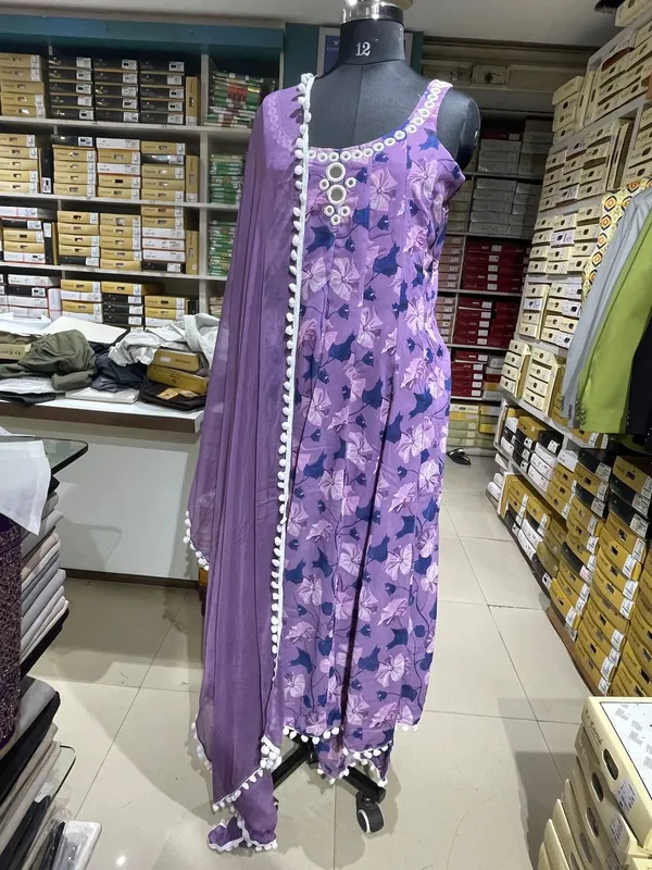 Purple_Georgette_Anarkali_Set_For_Women