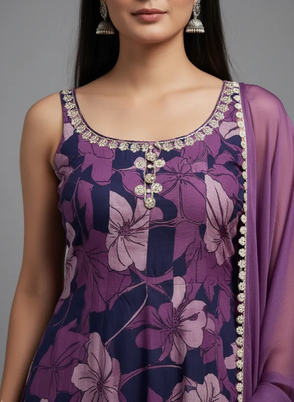 Purple_Georgette_Anarkali_Set_For_Women