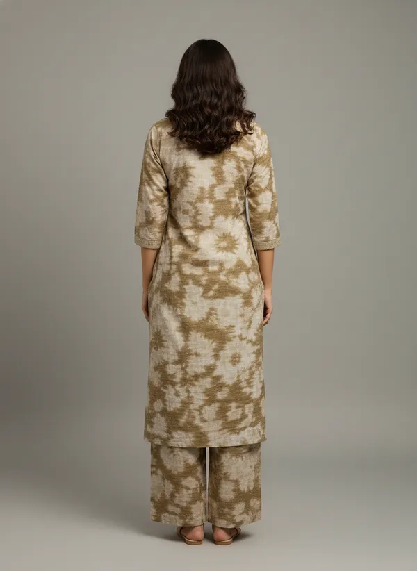 Cream_Vatican_Silk_Printed_Co-Ord_Set_For_Women