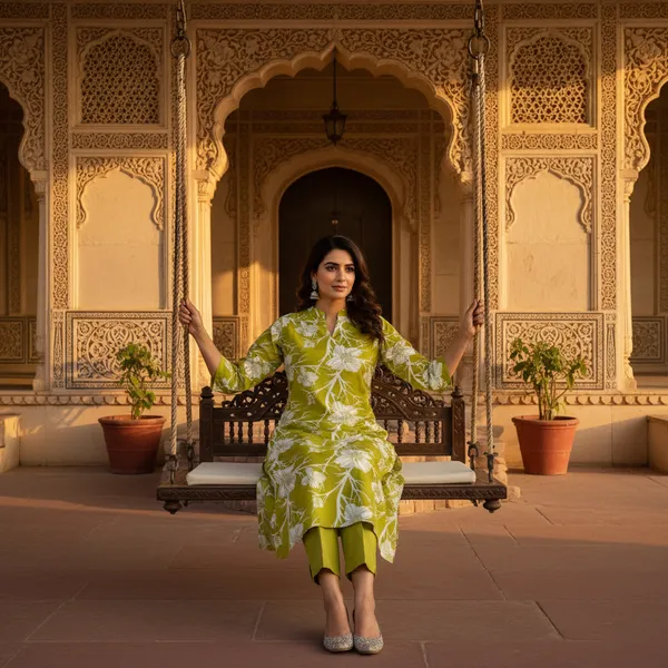 Green_Cotton_Printed_Co-Ord_Set_For_Women
