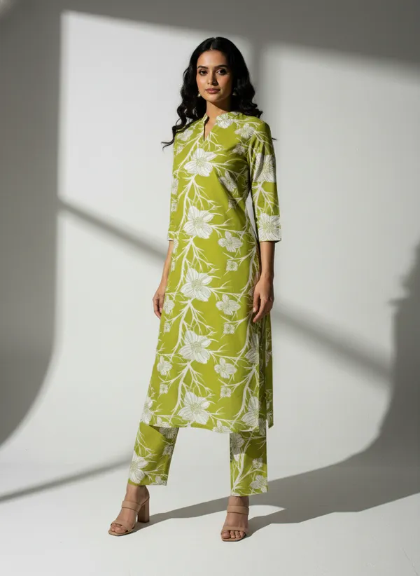 Green_Cotton_Printed_Co-Ord_Set_For_Women