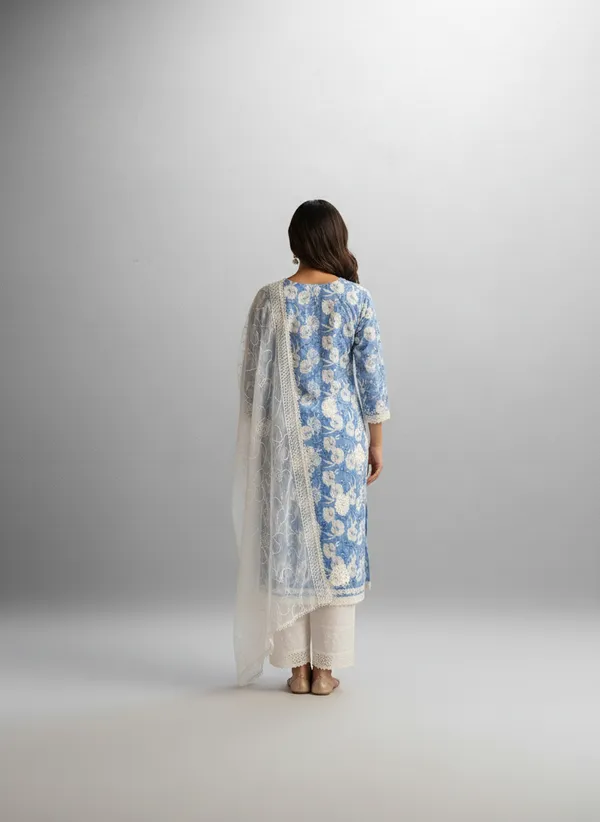 Sky_Blue_Embroidered_Pure_Cotton_Kurta_Set_For_Women