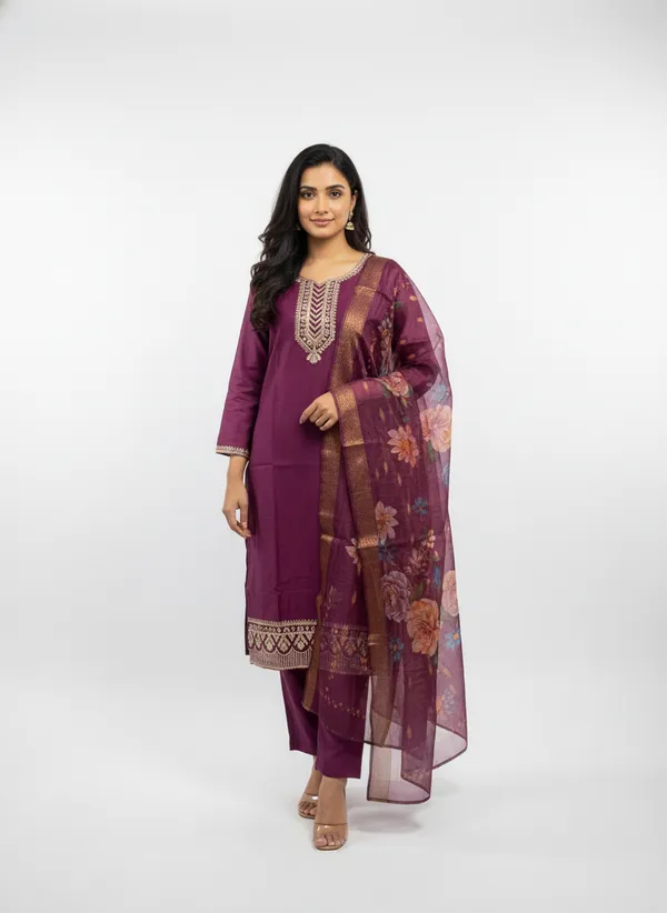 Cotton_Silk_Kurta_Set_With_Dupatta_For_Women