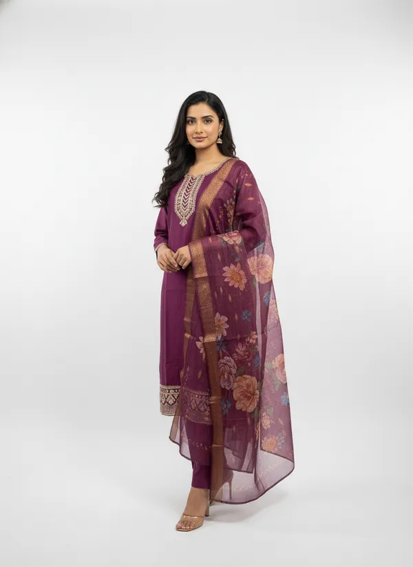 Cotton_Silk_Kurta_Set_With_Dupatta_For_Women