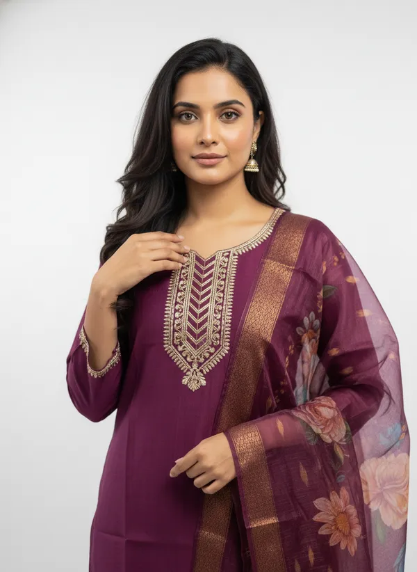 Cotton_Silk_Kurta_Set_With_Dupatta_For_Women
