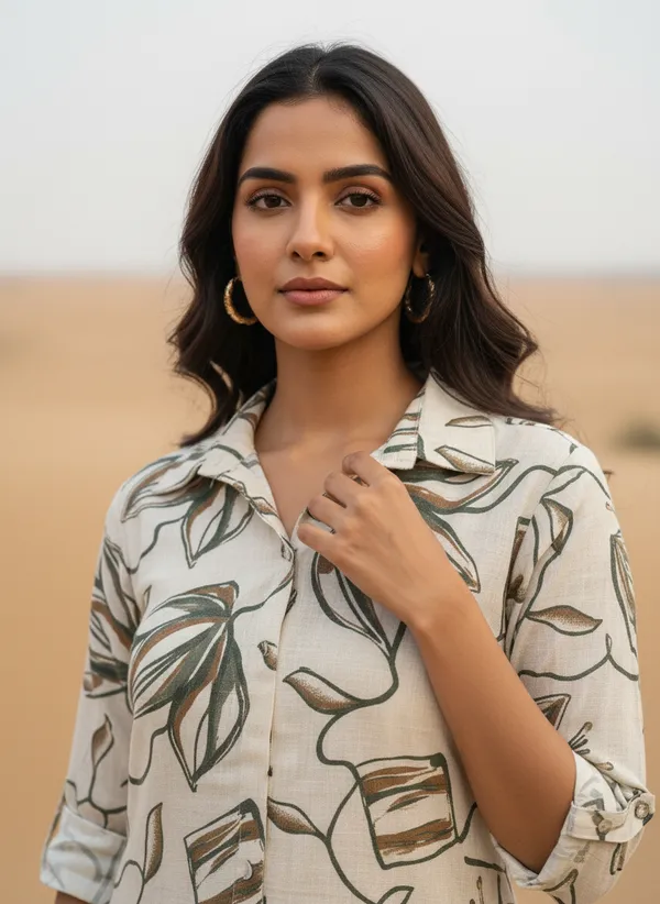 Green_cotton_Printed_Co-Ord_Set_For_Women