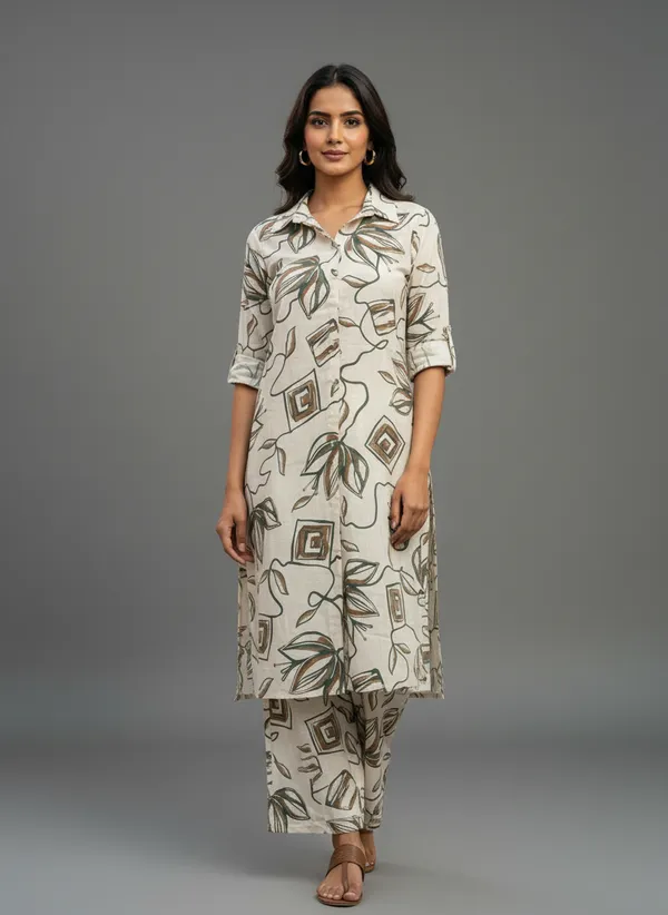 Green_cotton_Printed_Co-Ord_Set_For_Women