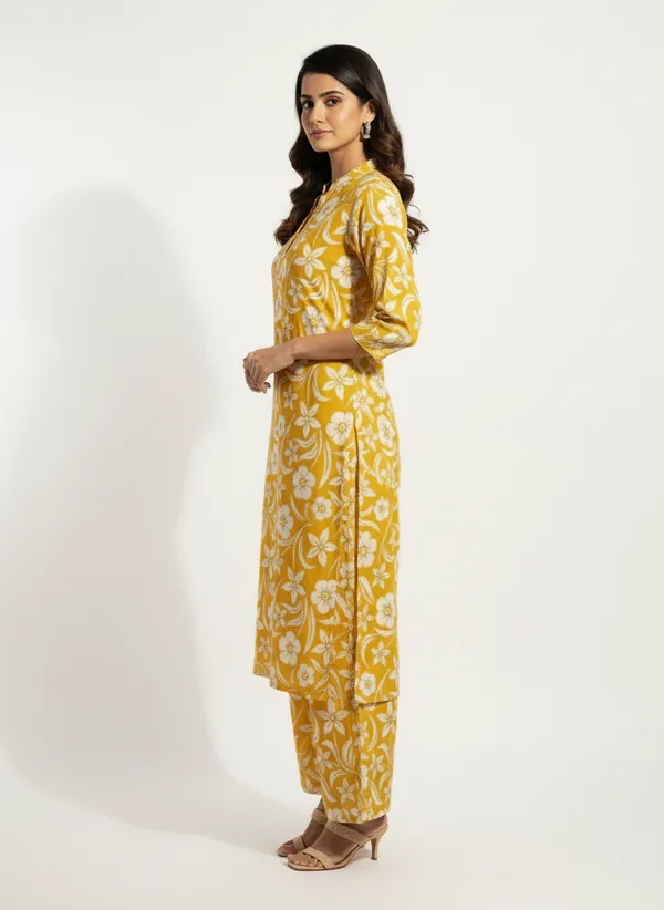 Yellow_Printed_Co-Ord_Set_For_Women