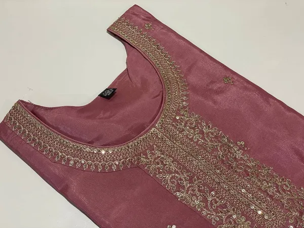 Pink_Silk_Churidar_Set_For_Women