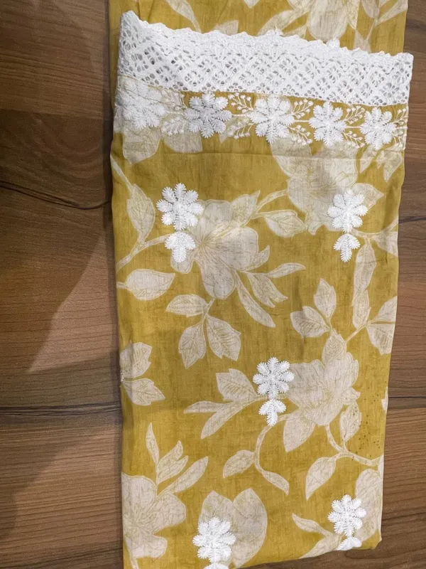 Yellow_Pure_Cotton_Salwar_Suit_For_Women