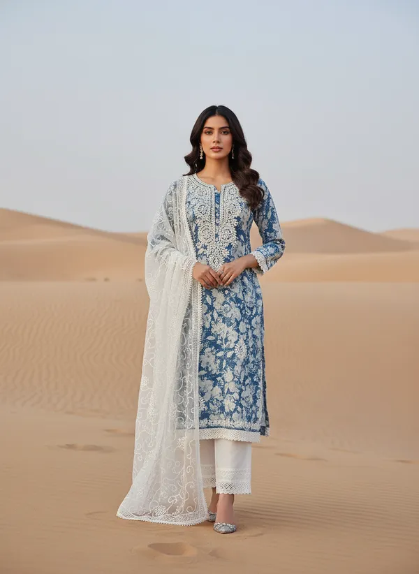 Pure_Cotton_Blue_Salwar_Suit_For_Women