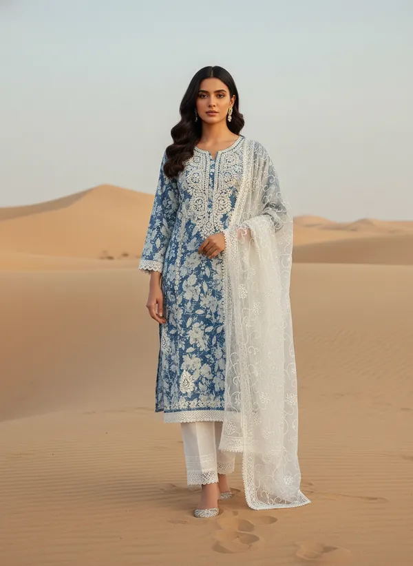 Pure_Cotton_Blue_Salwar_Suit_For_Women