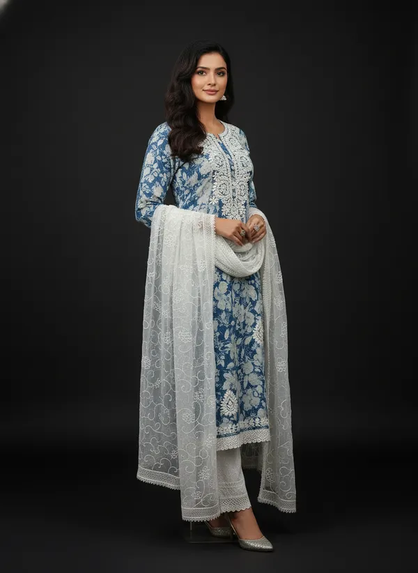 Pure_Cotton_Blue_Salwar_Suit_For_Women