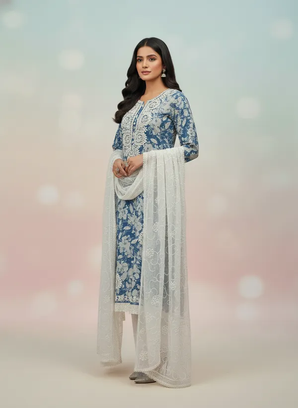 Pure_Cotton_Blue_Salwar_Suit_For_Women