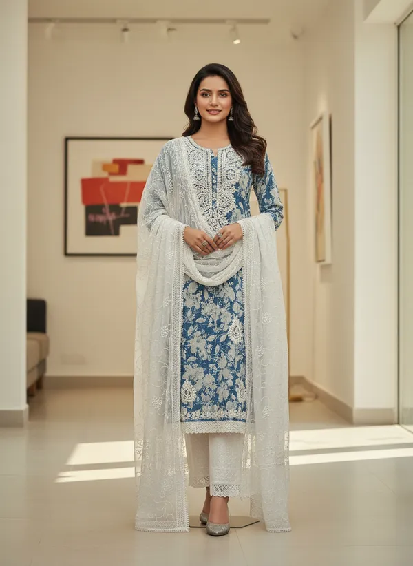 Pure_Cotton_Blue_Salwar_Suit_For_Women