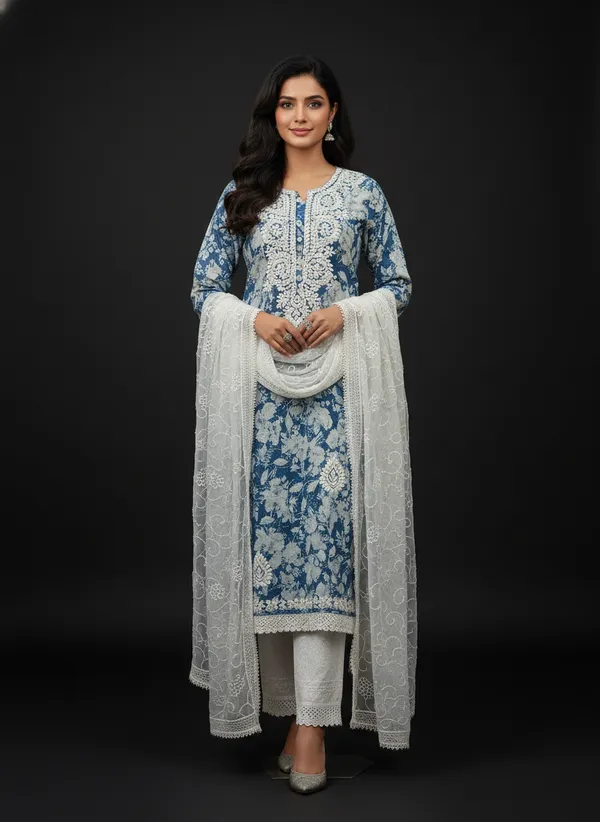 Pure_Cotton_Blue_Salwar_Suit_For_Women