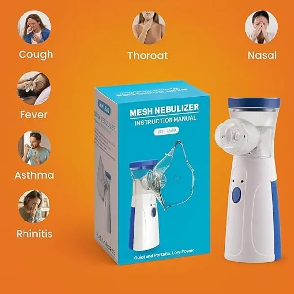 White_And_Blue_Wireless_Portable_Vaporizer_Machine_With_Respiratory_Mask_For_Unisex