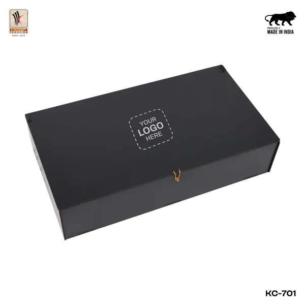 Black_Personalised_Diary_And_Card_Holder_And_Keychain_And_Pen_And_Mobile_Stand_And_Stainless_Steel_Mug_And_Temp_Bottle_As_Personalized_Gift_For_Luxury_Corporate_Gifting