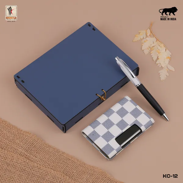 White_Personalized_Metal_Pen_And_Cardholder_Gift_Set_With_Name_Engraved_For_Executive_Gifting