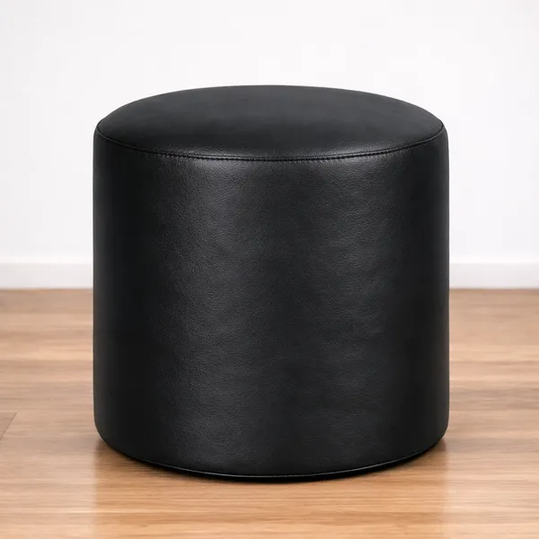 Black_Foot_Stool_Bean_Bag_Cover_Without_Beans
