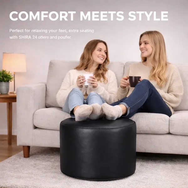 Black_Foot_Stool_Bean_Bag_Cover_Without_Beans