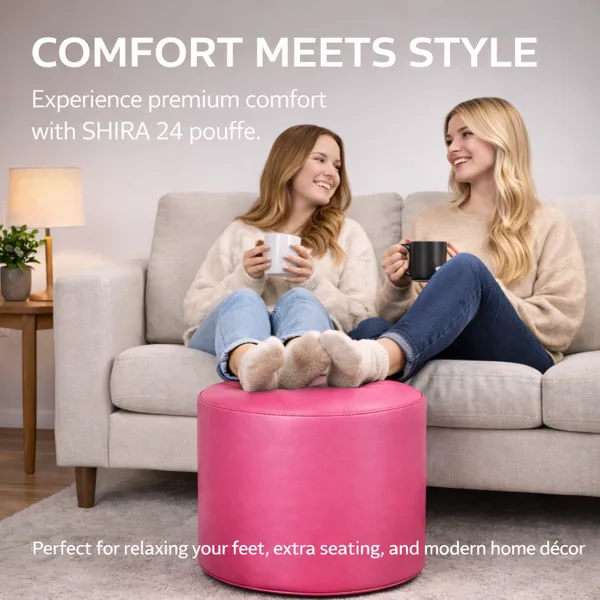 Pink_Foot_Stool_Bean_Bag_Cover_Without_Beans