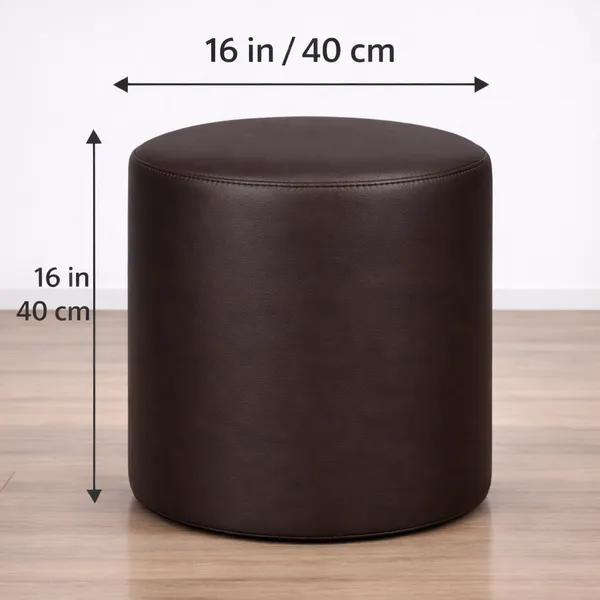 Brown_Foot_Stool_Bean_Bag_Cover_Without_Beans