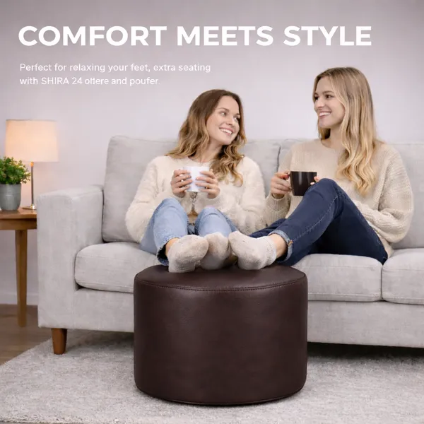 Brown_Foot_Stool_Bean_Bag_Cover_Without_Beans