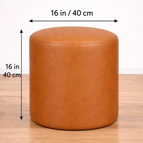 Tan_Foot_Stool_Bean_Bag_Cover_Without_Beans