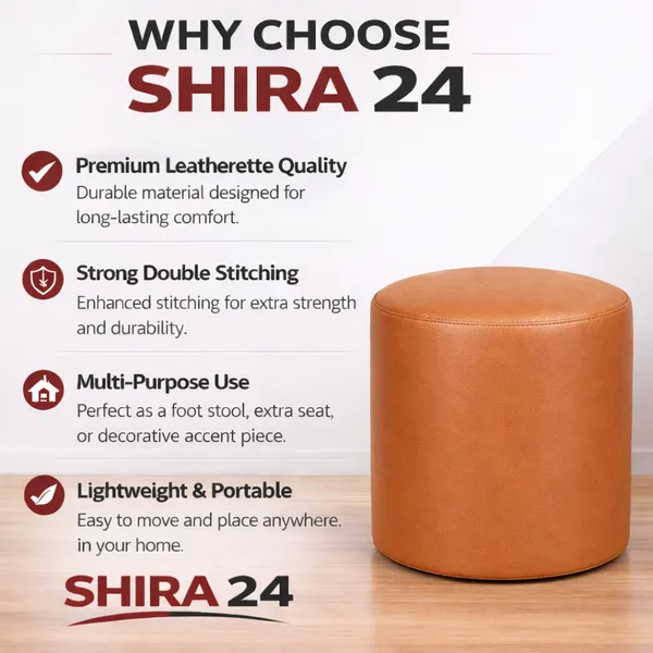Tan_Foot_Stool_Bean_Bag_Cover_Without_Beans