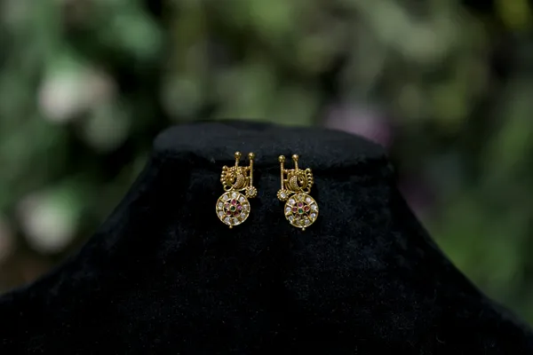 Gold_Plated_Temple_Jewelry_Necklace_Set_For_Women