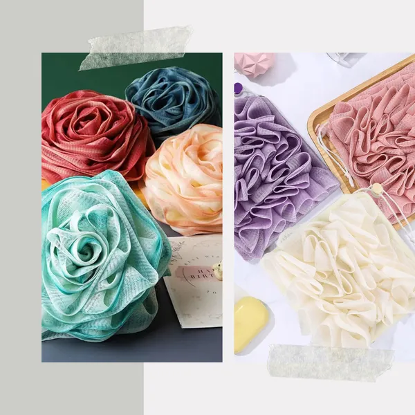 Premium_Rose_Loofah_Pack_of_4_And_Rope_Loofah_3_For_Men_and_Women