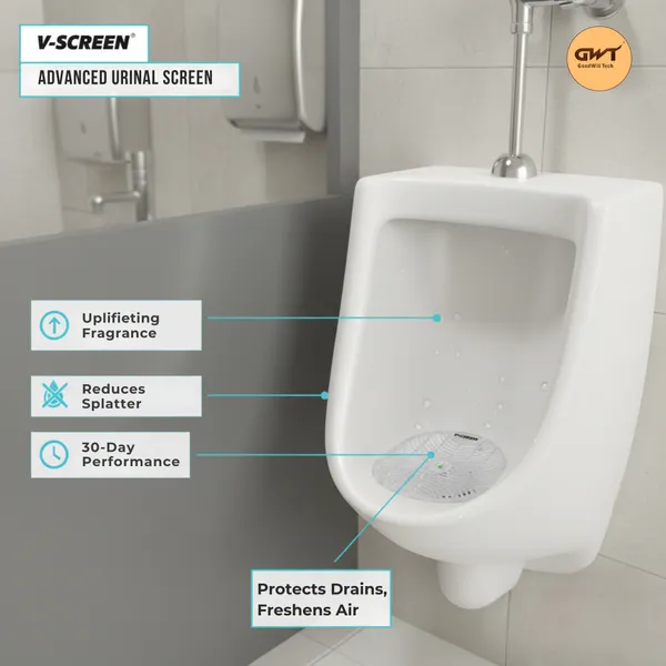 White_Odor_Neutralizing_Urinal_Screen_Designed_For_High_Traffic_Restrooms_Orange_Wipe_Toilet_Cleaner_3_X_1_Wipes