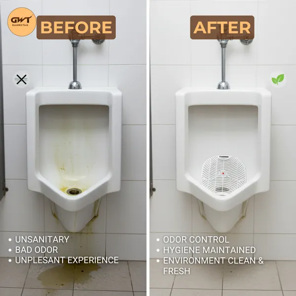 White_Odor_Neutralizing_Urinal_Screen_Designed_For_High_Traffic_Restrooms_Orange_Wipe_Toilet_Cleaner_3_X_1_Wipes