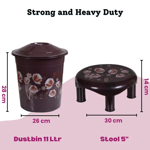 10_in_1_Premium_Plastic_Bathroom_Set_with_20L_Big_Bucket,_7L_Small_Bucket,_22L_Tub,_11L_Dustbin,_1L_&_1.5L_Mug,_Soap_Case,_Dustpan_&_5_Inch_Stool_–_Heavy_Duty_Floral_Bath_Accessories_Combo_for_Home