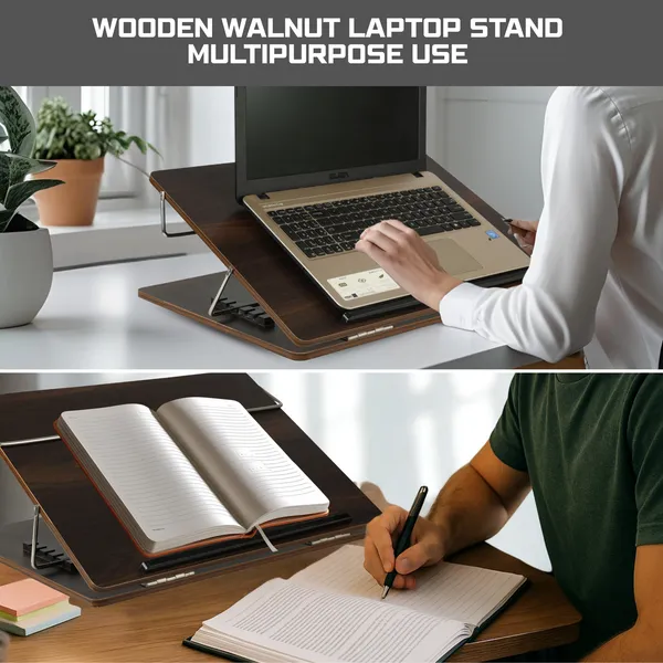 15x21_Inch_Wooden_Table_Top_Board_–_Walnut_Dark_Finish,_10mm_Thick_Multipurpose_Desk_Stand