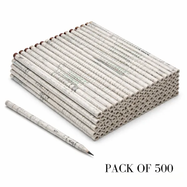 Black_Eco_Friendly_Recycled_Newspaper_Pencils_With_Seeds_Pack_Of_500_Pieces_Pencil
