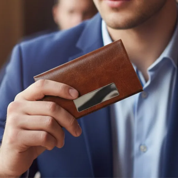 Brown_Stainless_Steel_&_Leather_Card_Holder_|_Wallet_For_Business,_Credit_&_Id_Cards_8_Card_Holder_Set_Of_1