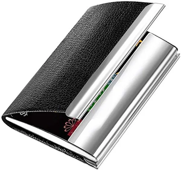 Black_Business_Card_Holders,_Leather_Business_Visiting_Card_Case/Credit_Debit_Atm_Card_Holder_With_Magnetic_Shut_1_Card_Holder_Set_Of_1