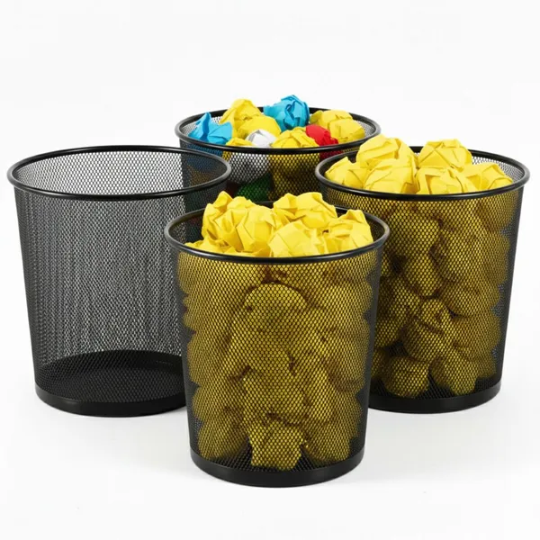 Black_Medium_Metal_Mesh_Dustbin_For_Home,_School,_Bedroom,_Kitchen,_Office_13_Ltr_Iron_Dustbin_Pack_Of_4