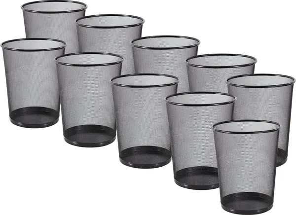 Black_Small_Metal_Mesh_Dustbin_For_Home,_School,_Bedroom,_Kitchen,_Office_9.4_Ltr_Iron_Dustbin_Pack_Of_10