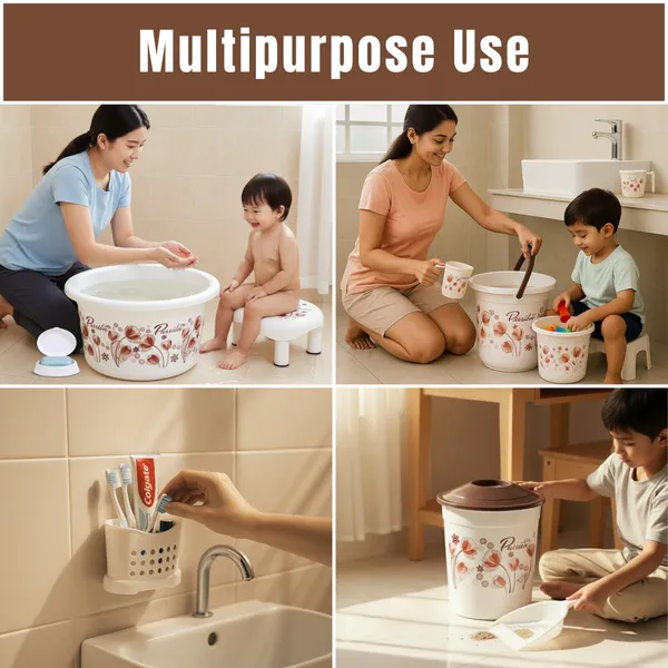 Heavy_Duty_10_in_1_White_Brown_Bathroom_Set_with_20_Litre_Big_Bucket,_7_Litre_Small_Bucket,_22L_Tub,_11L_Dustbin_&_Bath_Essentials